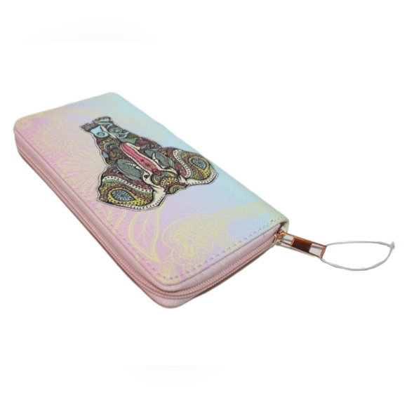 NEW Bohemian Elephant Long Wallet - Picture 2 of 14